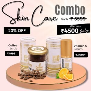 Coffee Scrub & Vitamin C Serum Combo